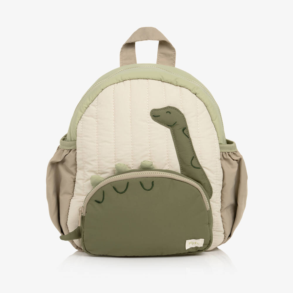 Mayoral-Boys Green Dinosaur Mini Backpack (26cm) | Childrensalon