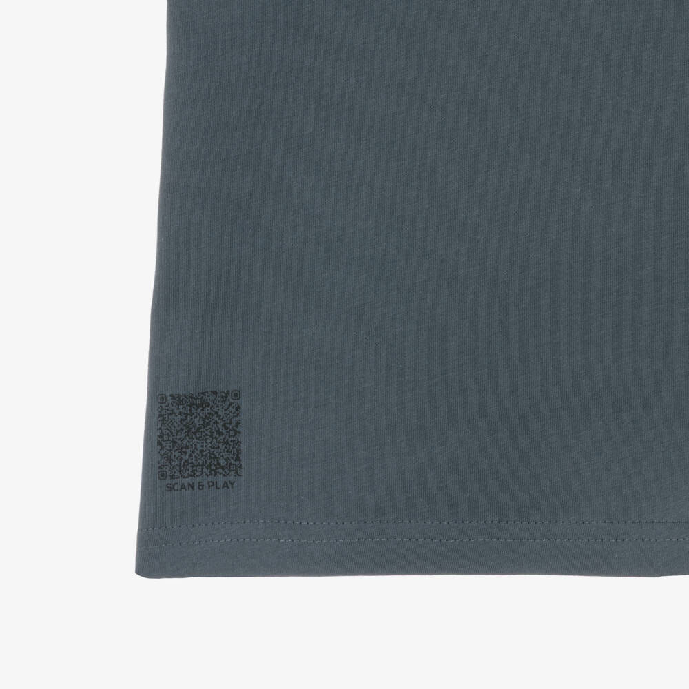 Mayoral-Boys Grey Cotton T-Shirt with Monster Truck Print | Childrensalon