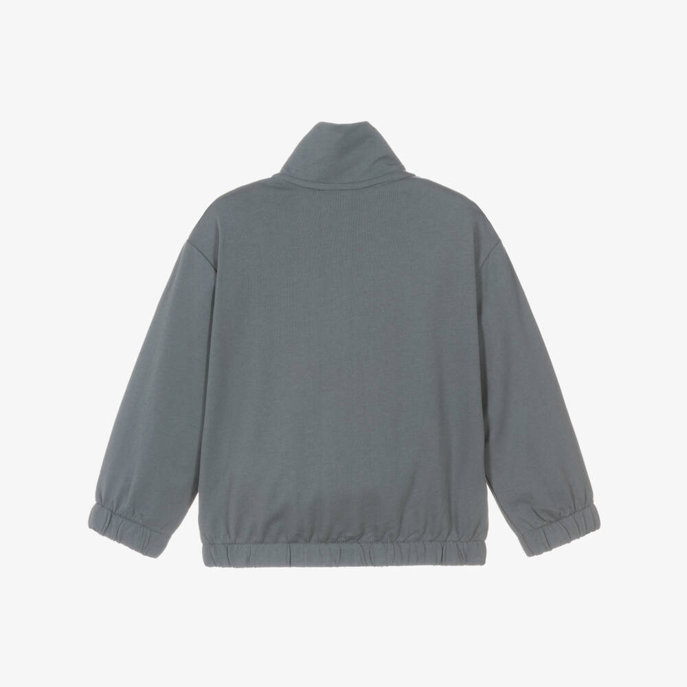 Mayoral-توب بسحاب وجيب لون رمادي للأولاد | Childrensalon