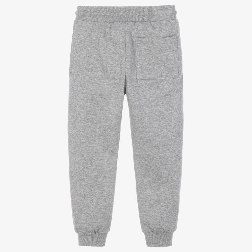 Mayoral-Boys Grey Marl Cuffed Joggers | Childrensalon