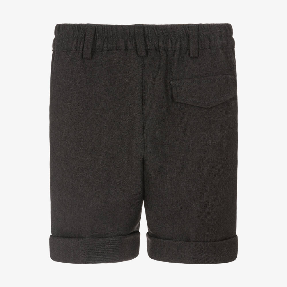 Mayoral-Шорты серые из твила для мальчиков | Childrensalon