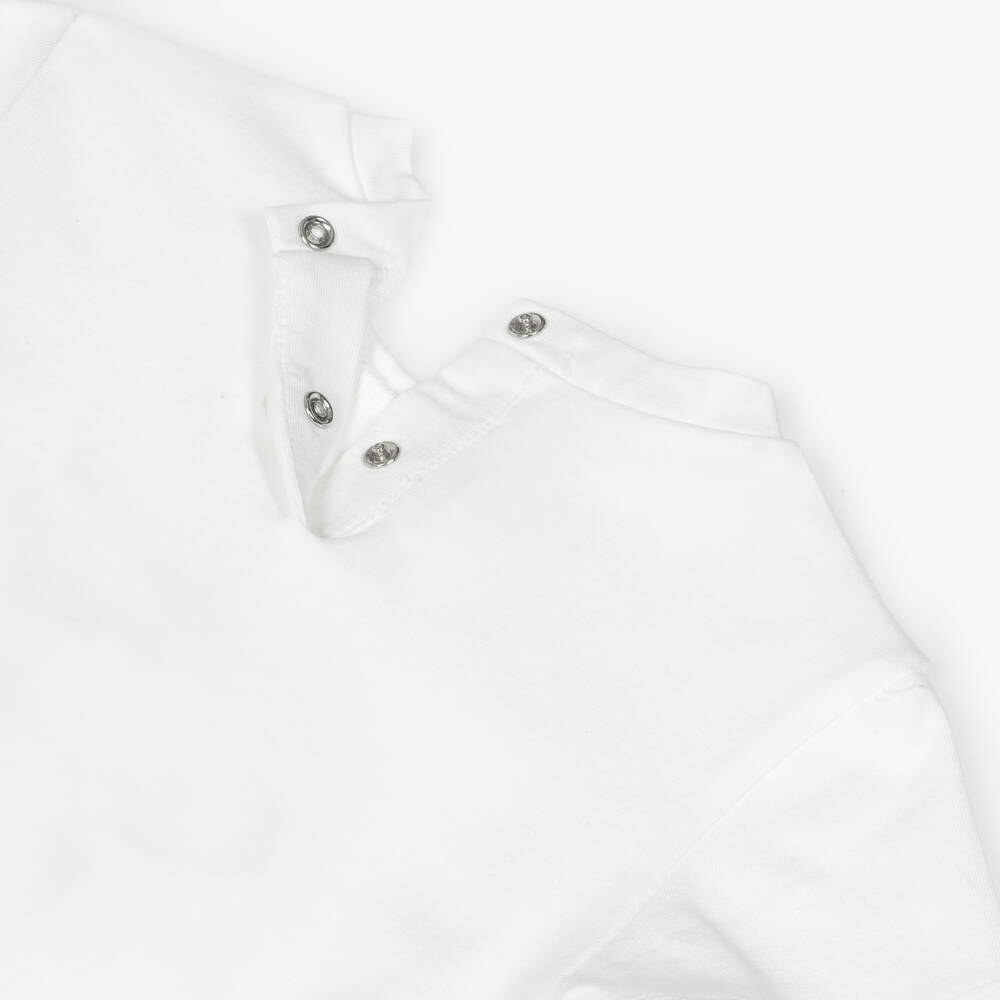 Mayoral-Boys Ivory & Green Striped Shorts Set with Moped Motif | Childrensalon