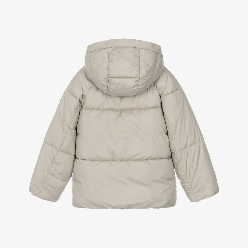 Mayoral Nukutavake-Boys Light Beige Puffer Jacket | Childrensalon