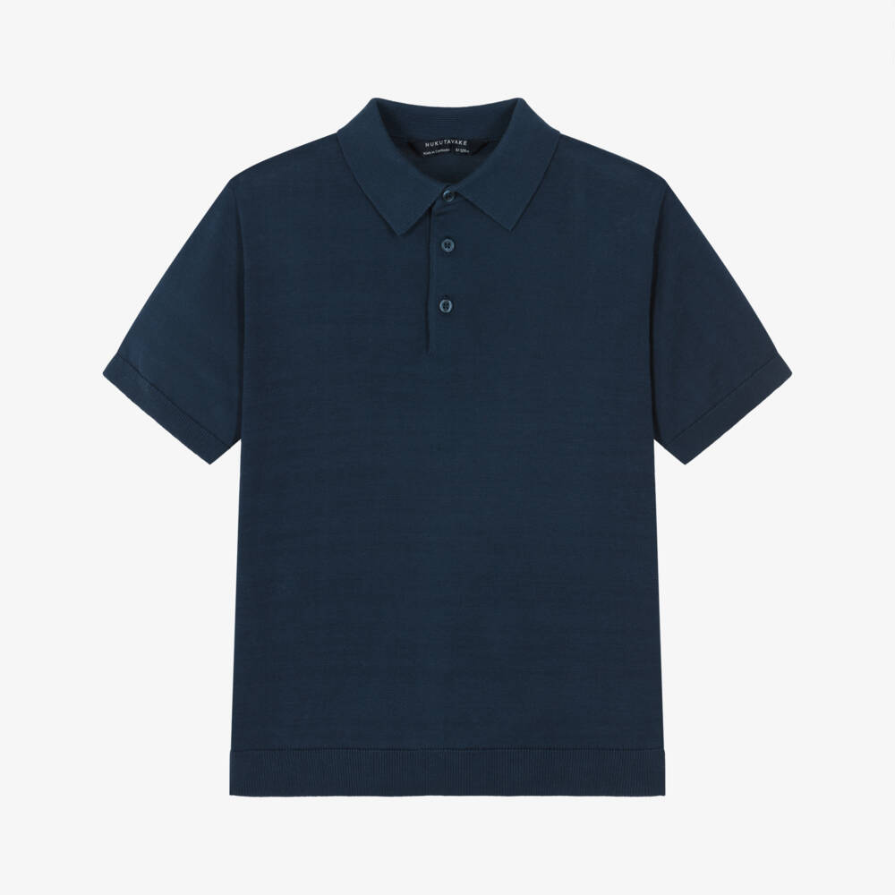 Mayoral Нукутаваке-Рубашка поло синяя из хлопка для мальчиков | Childrensalon