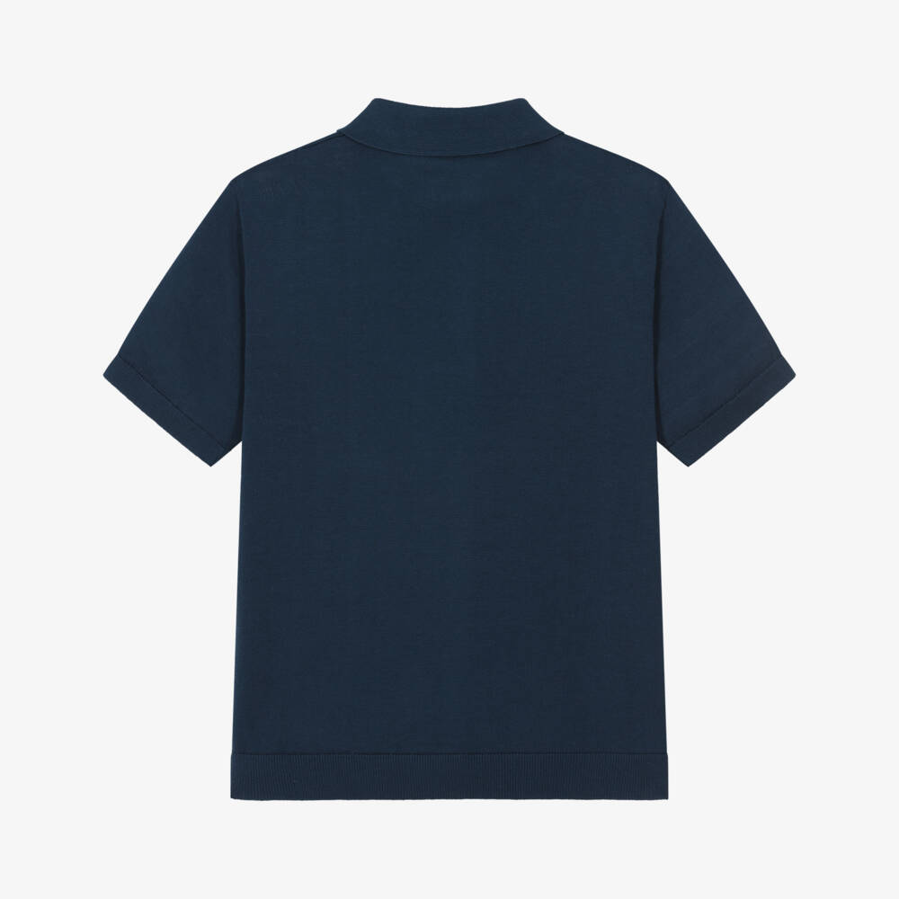 Mayoral Нукутаваке-Рубашка поло синяя из хлопка для мальчиков | Childrensalon