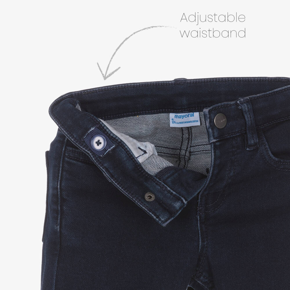 Mayoral-جينز دنيم بقصة ضيقة لون كحلي للأولاد | Childrensalon