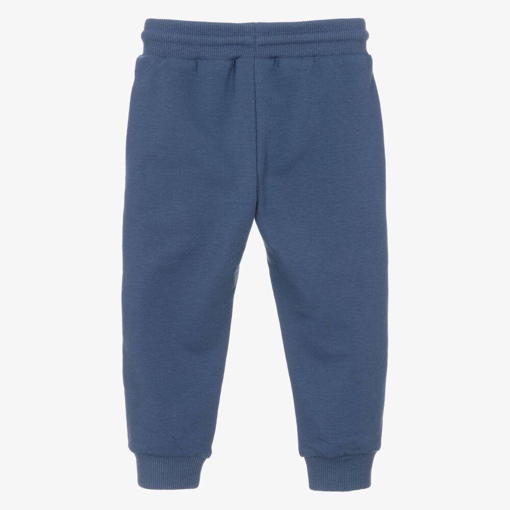 Mayoral-Boys Navy Blue Jersey Joggers | Childrensalon