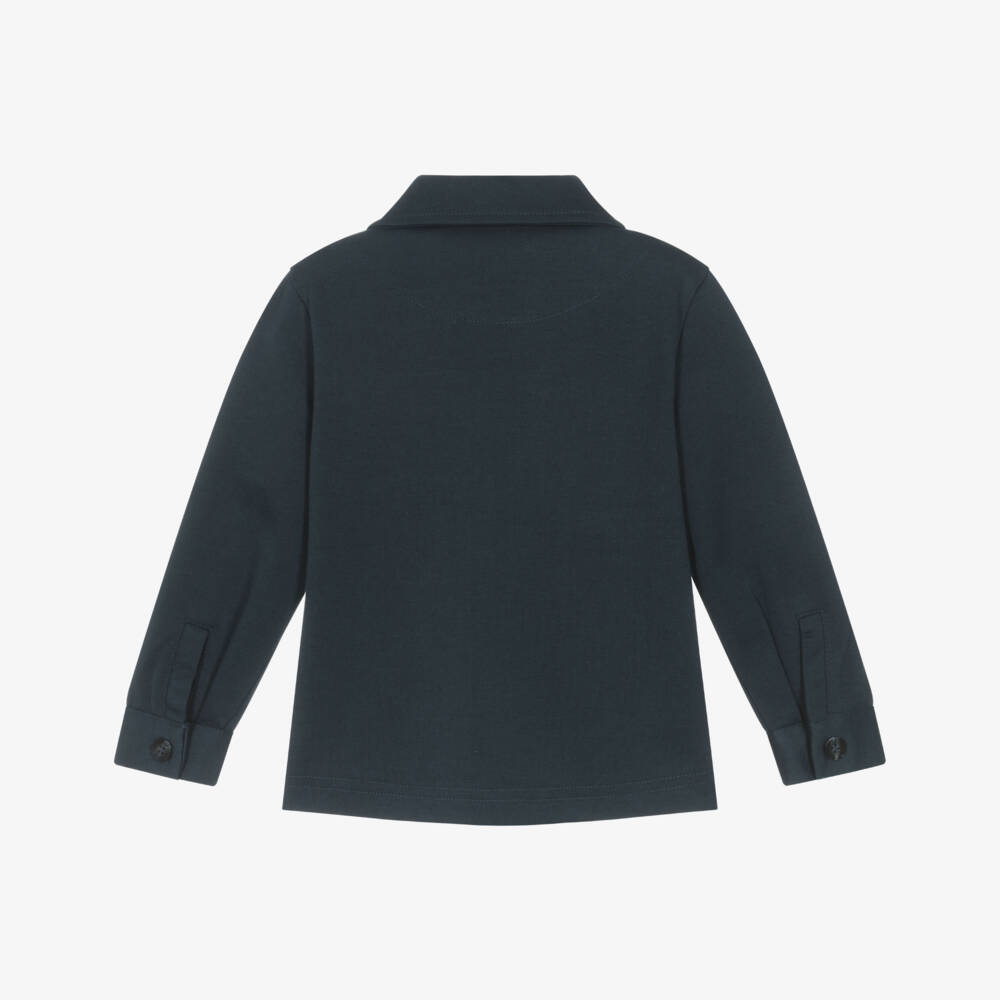 Mayoral-توب بسحاب جيرسي لون كحلي للأولاد | Childrensalon