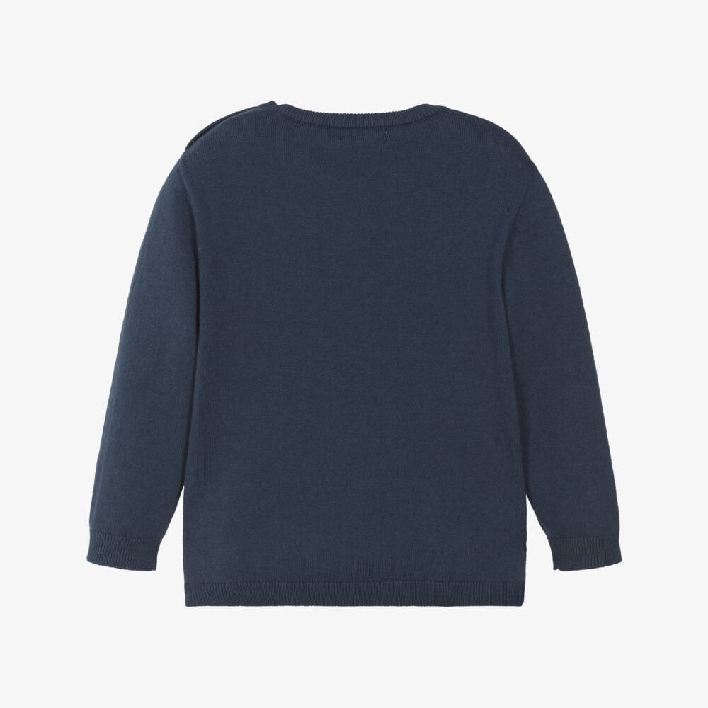 Mayoral-بلوفر محبوكة لون كحلي للأولاد | Childrensalon