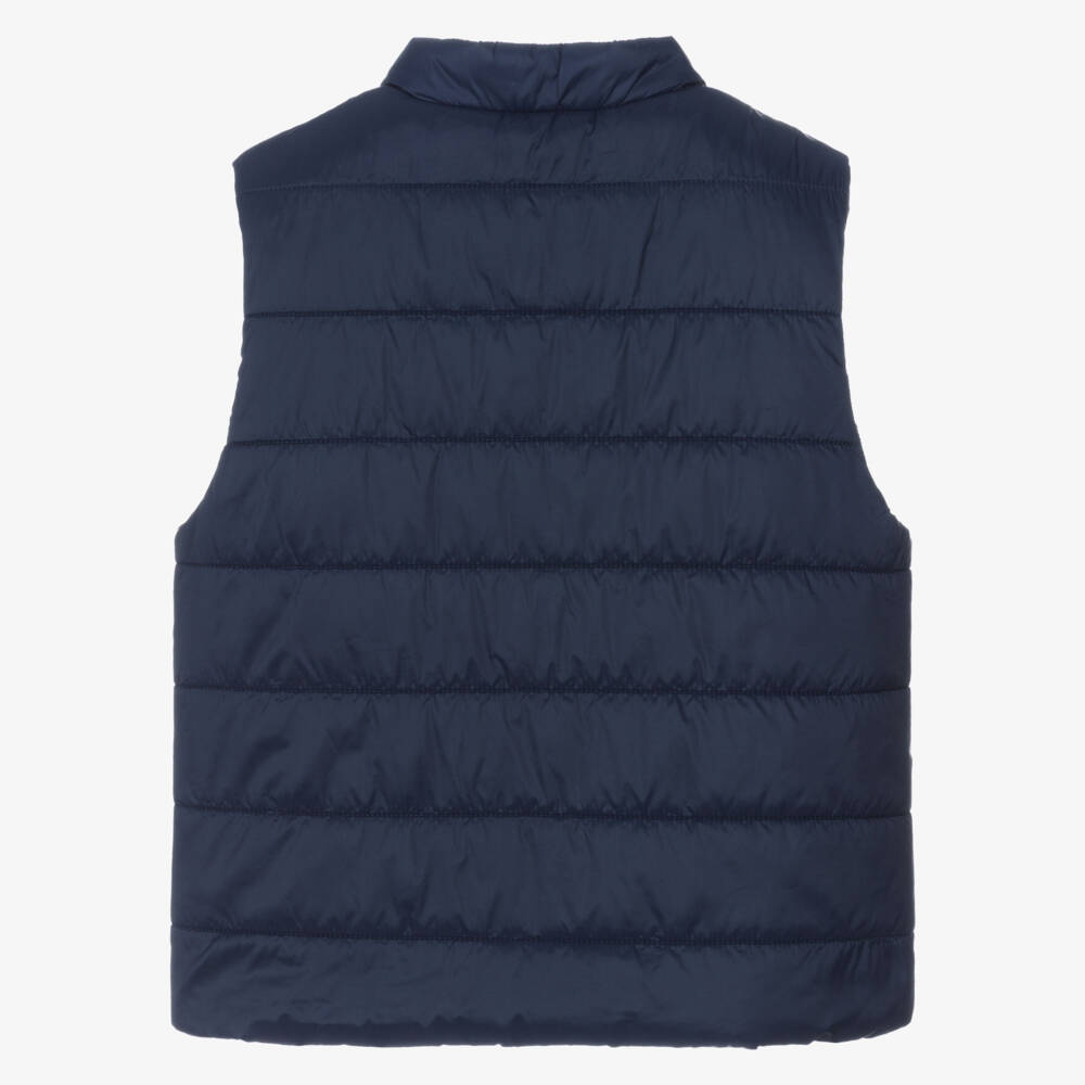 Mayoral-Boys Navy Blue Lightweight Puffer Gilet | Childrensalon