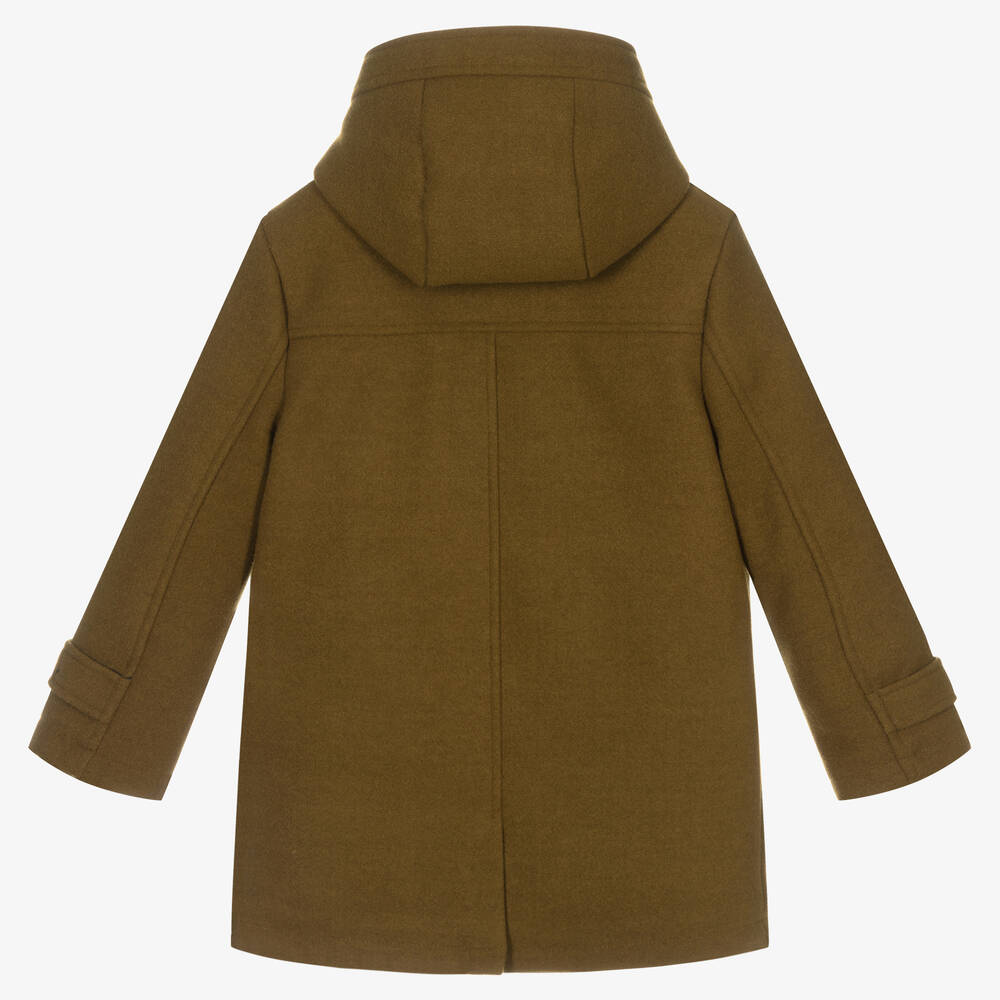 Mayoral-معطف دافيل لون أخضر زيتي للأولاد | Childrensalon