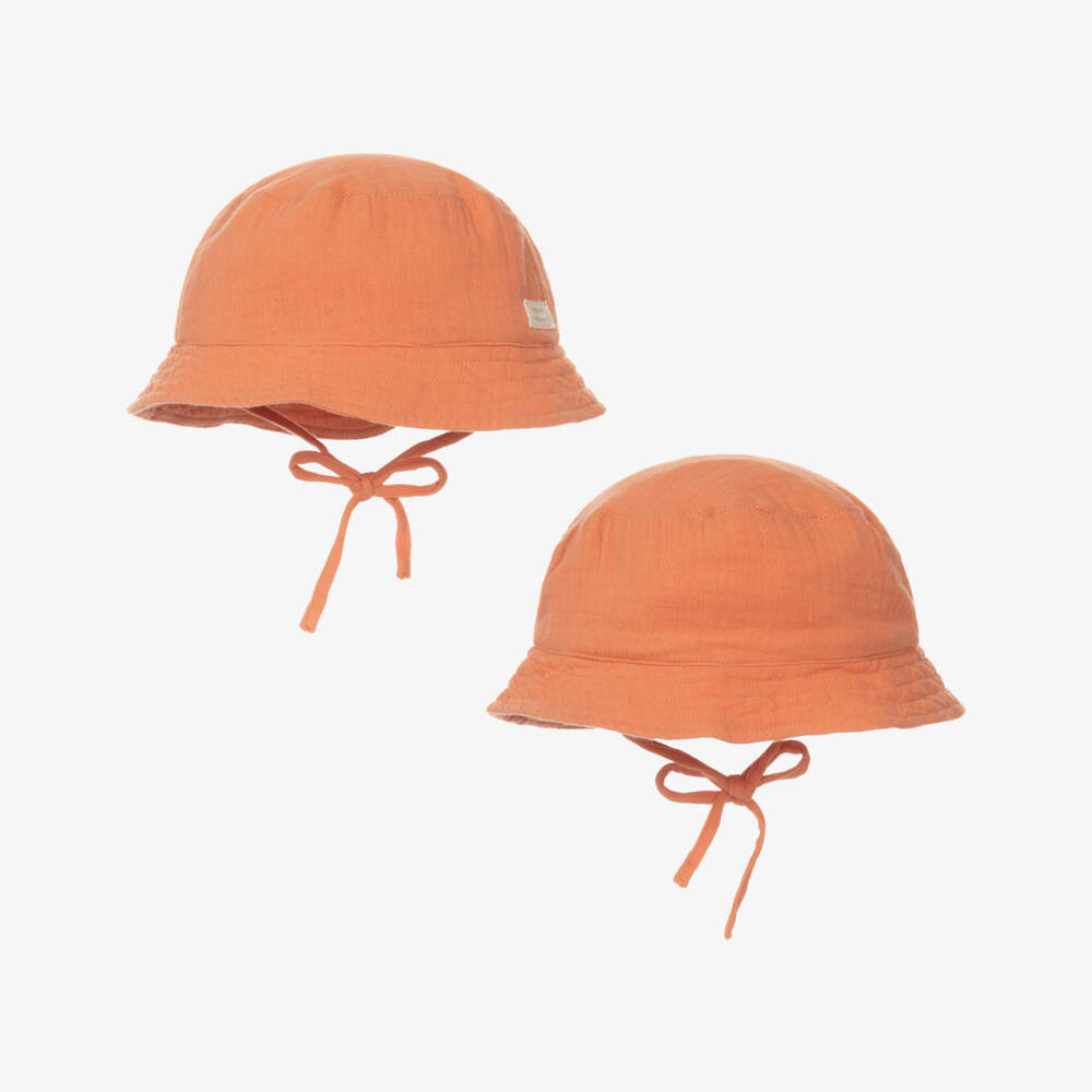 Mayoral-Boys Orange Cotton Dungaree Shorts Set with Chameleon Print Top | Childrensalon