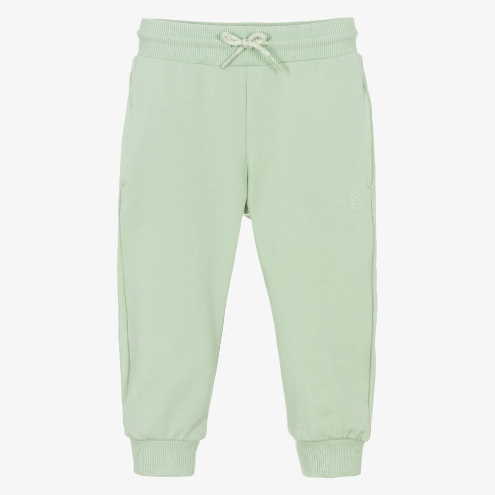 Mayoral-Boys Pale Green Jersey Joggers | Childrensalon