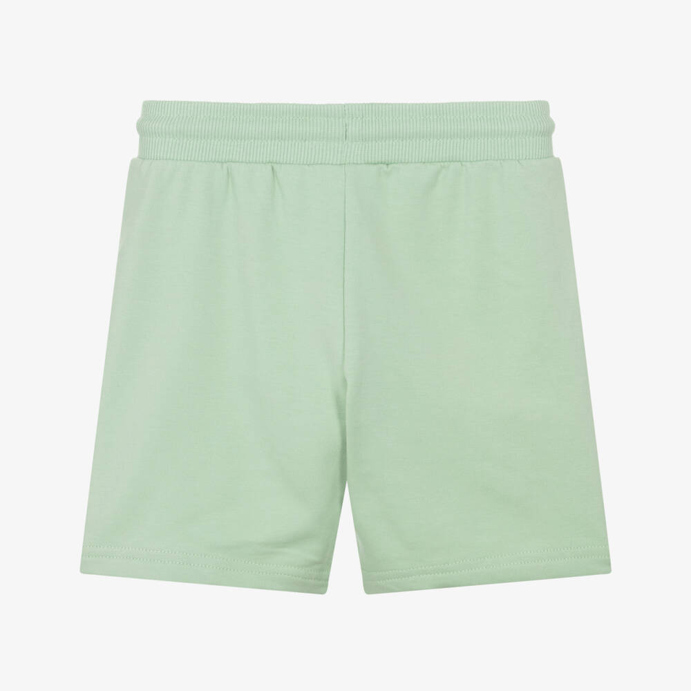 Mayoral-Boys Pastel Green Jersey Drawstring Shorts | Childrensalon