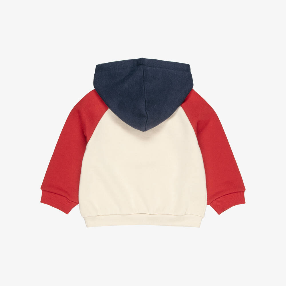 Mayoral-Boys Red & Navy Blue Tiger Print Tracksuit Set | Childrensalon