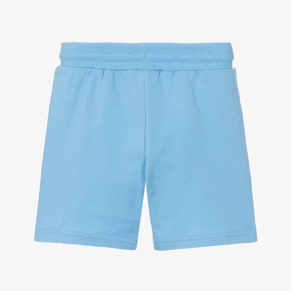 Mayoral-Boys Sky Blue Jersey Drawstring Shorts | Childrensalon
