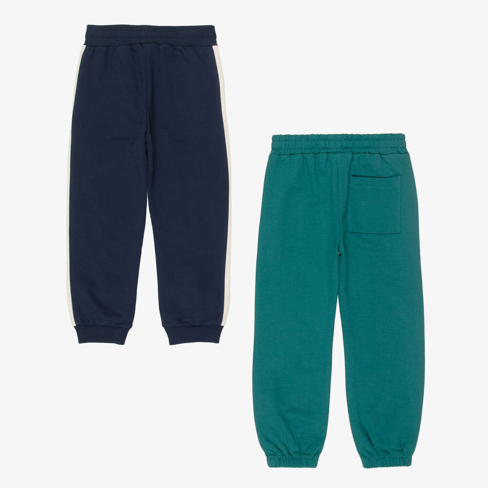 Mayoral-Boys Teal Green & Navy Blue Tracksuit Set | Childrensalon