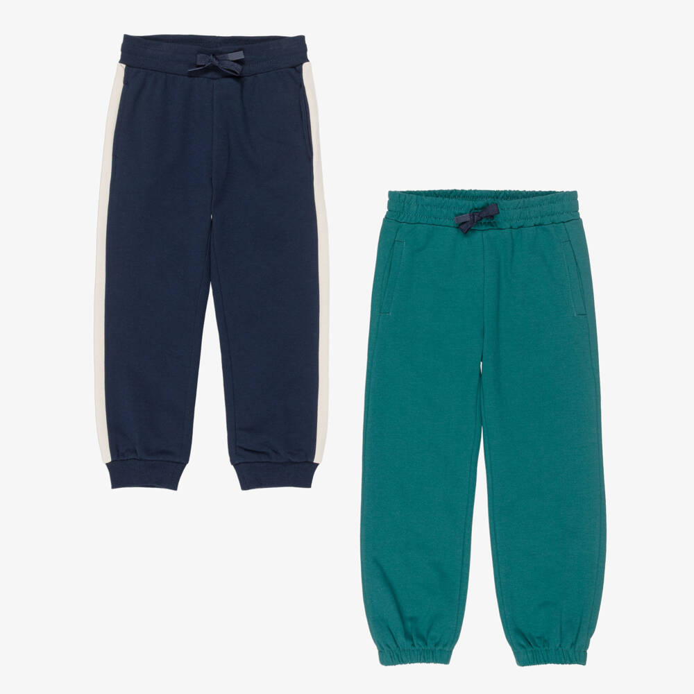 Mayoral-Boys Teal Green & Navy Blue Tracksuit Set | Childrensalon
