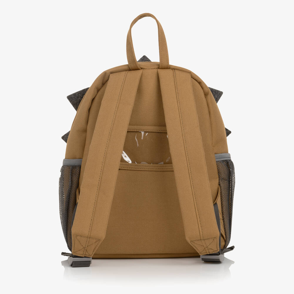 Mayoral Newborn-Brown Spiky Dinosaur Backpack (27cm) | Childrensalon