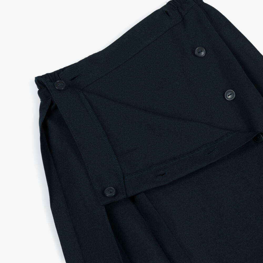 Mayoral-Girls Navy Blue Pleated Skirt | Childrensalon