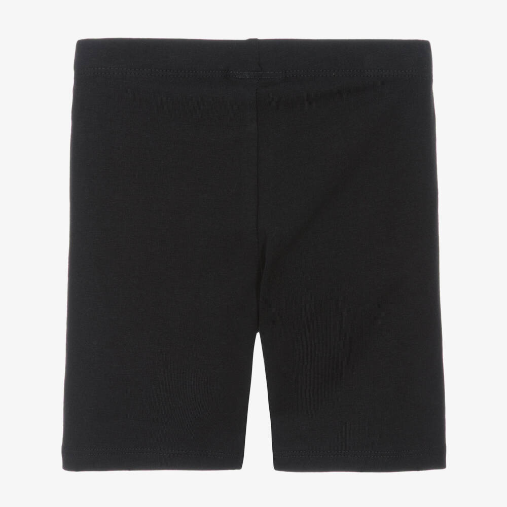 Mayoral-Girls Black Cotton Jersey Cycle Shorts | Childrensalon