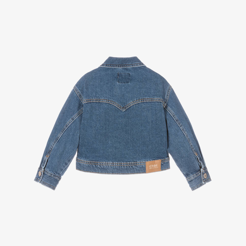 Mayoral-Girls Blue Denim Jacket | Childrensalon
