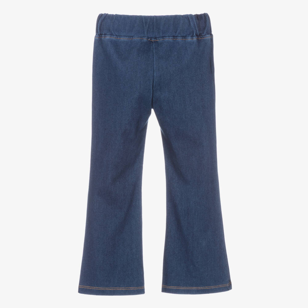Mayoral-Girls Blue Flared Jeggings | Childrensalon