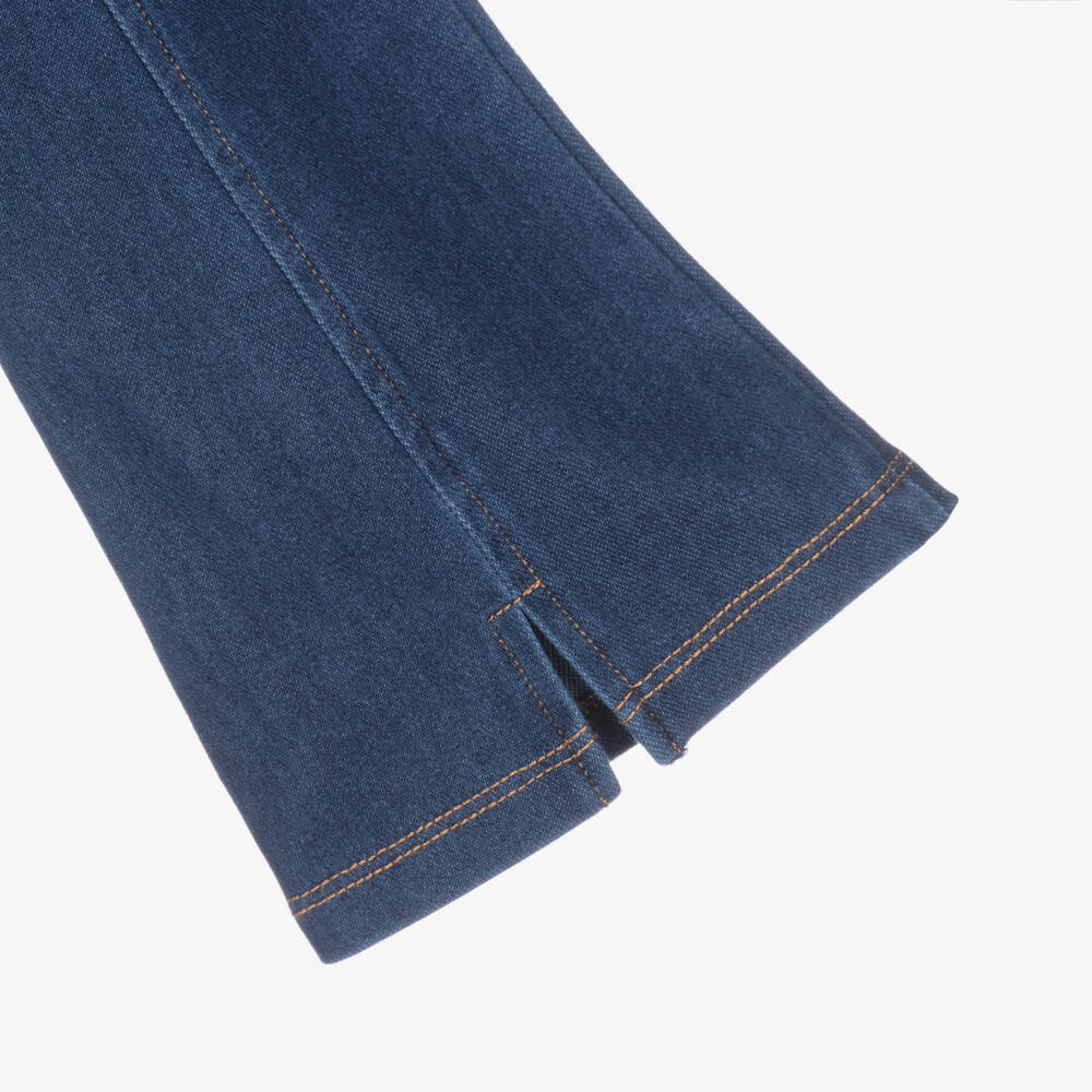 Mayoral-Girls Blue Flared Jeggings | Childrensalon