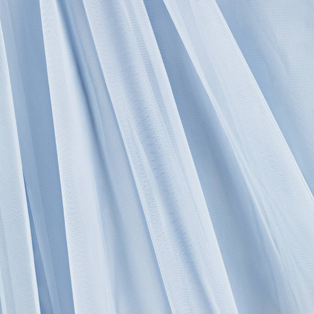 Mayoral-Girls Blue Tulle Dress & Butterfly Bag | Childrensalon