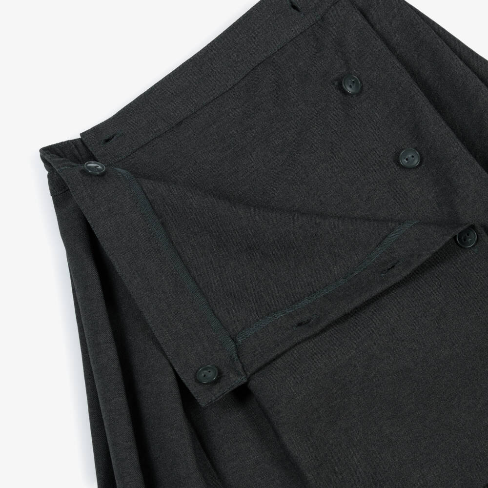 Mayoral-Girls Dark Grey Pleated Skirt | Childrensalon