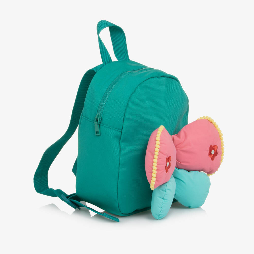 Mayoral-Girls Emerald Green Butterfly Backpack (22cm) | Childrensalon