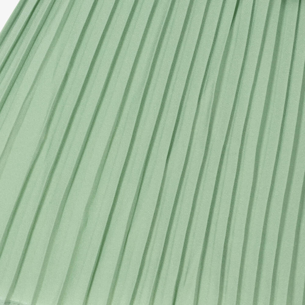 Mayoral-Girls Green Asymmetric Crêpe Playsuit | Childrensalon