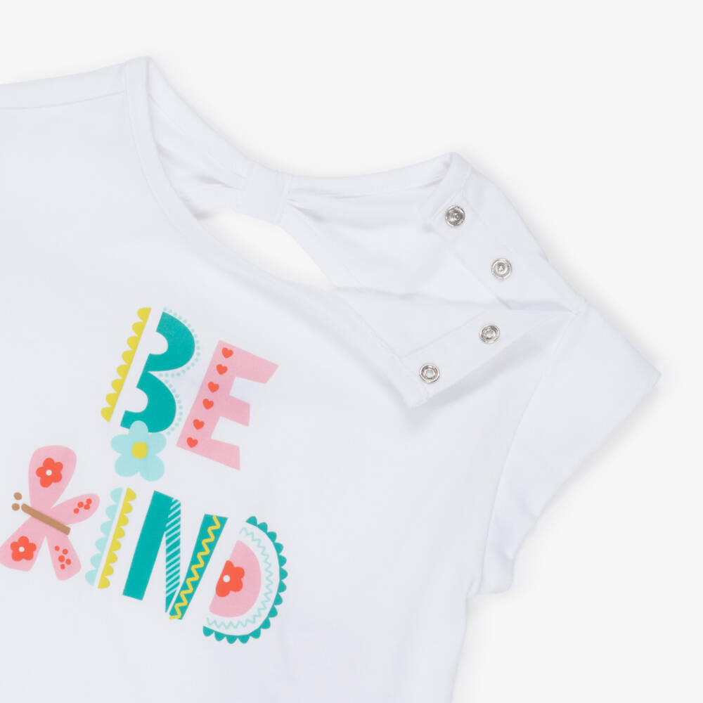 Mayoral-Girls Green Cotton Leggings Set with Butterfly Print | Childrensalon