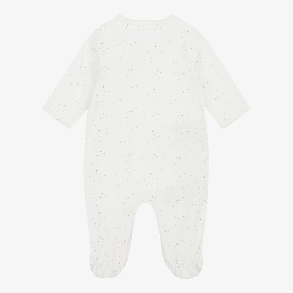 Mayoral Newborn-Girls Ivory Cotton Fairy Babysuits (2 Pack) | Childrensalon