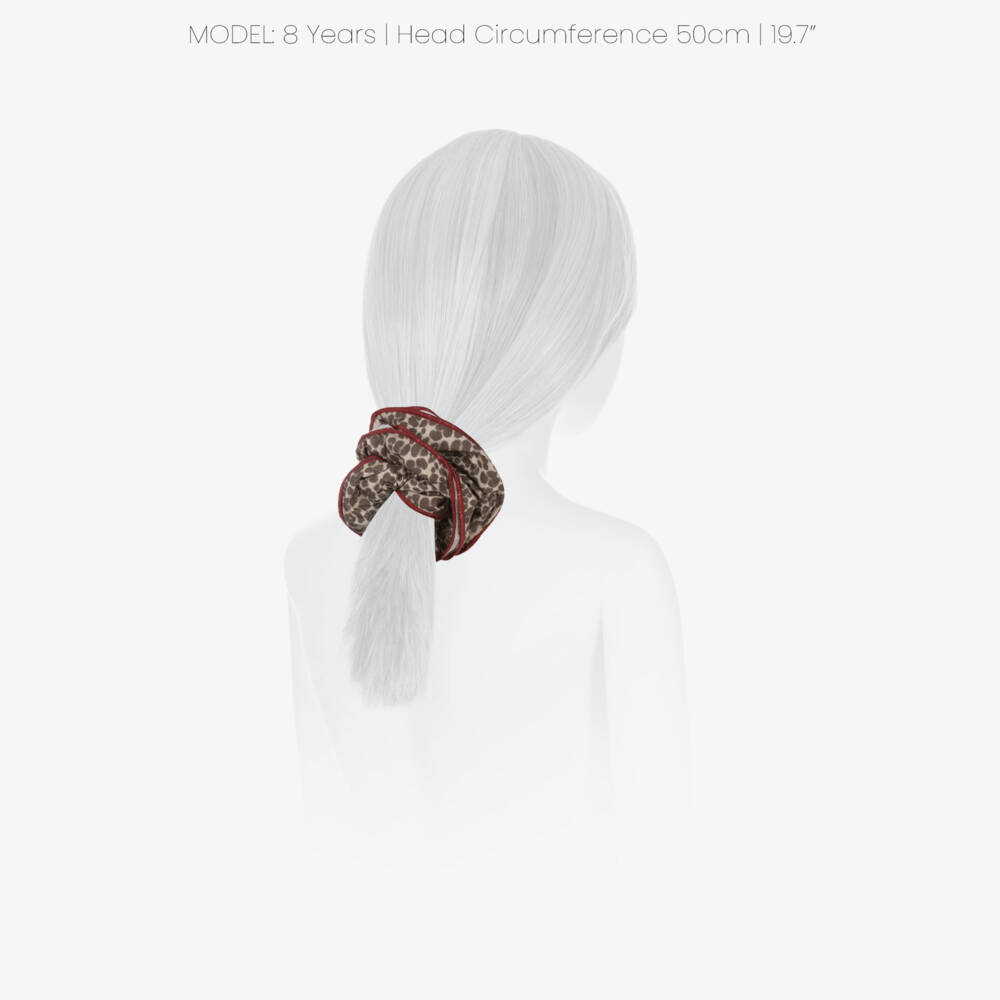 Mayoral-Girls Ivory Cotton Macaron Print Top & Scrunchie | Childrensalon