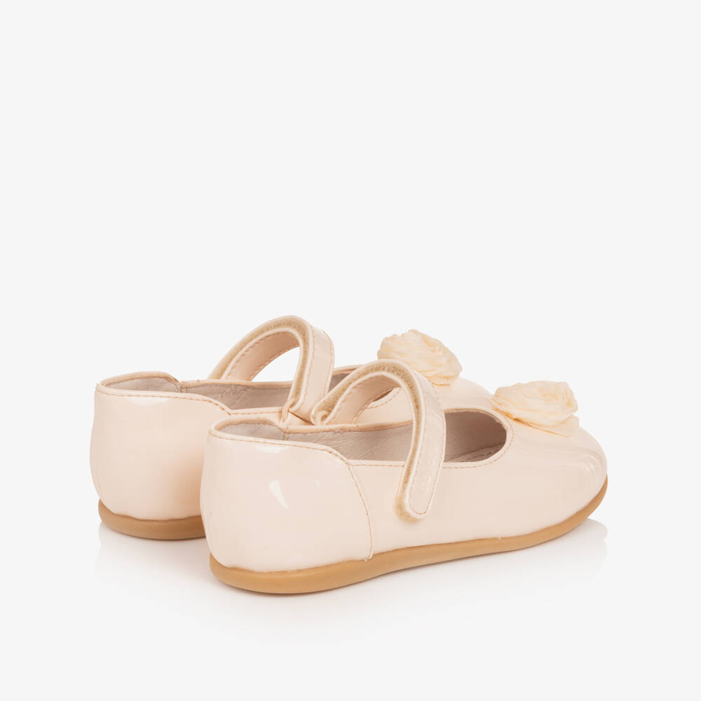 Mayoral-حذاء جلد صناعي لون عاجي للبنات | Childrensalon