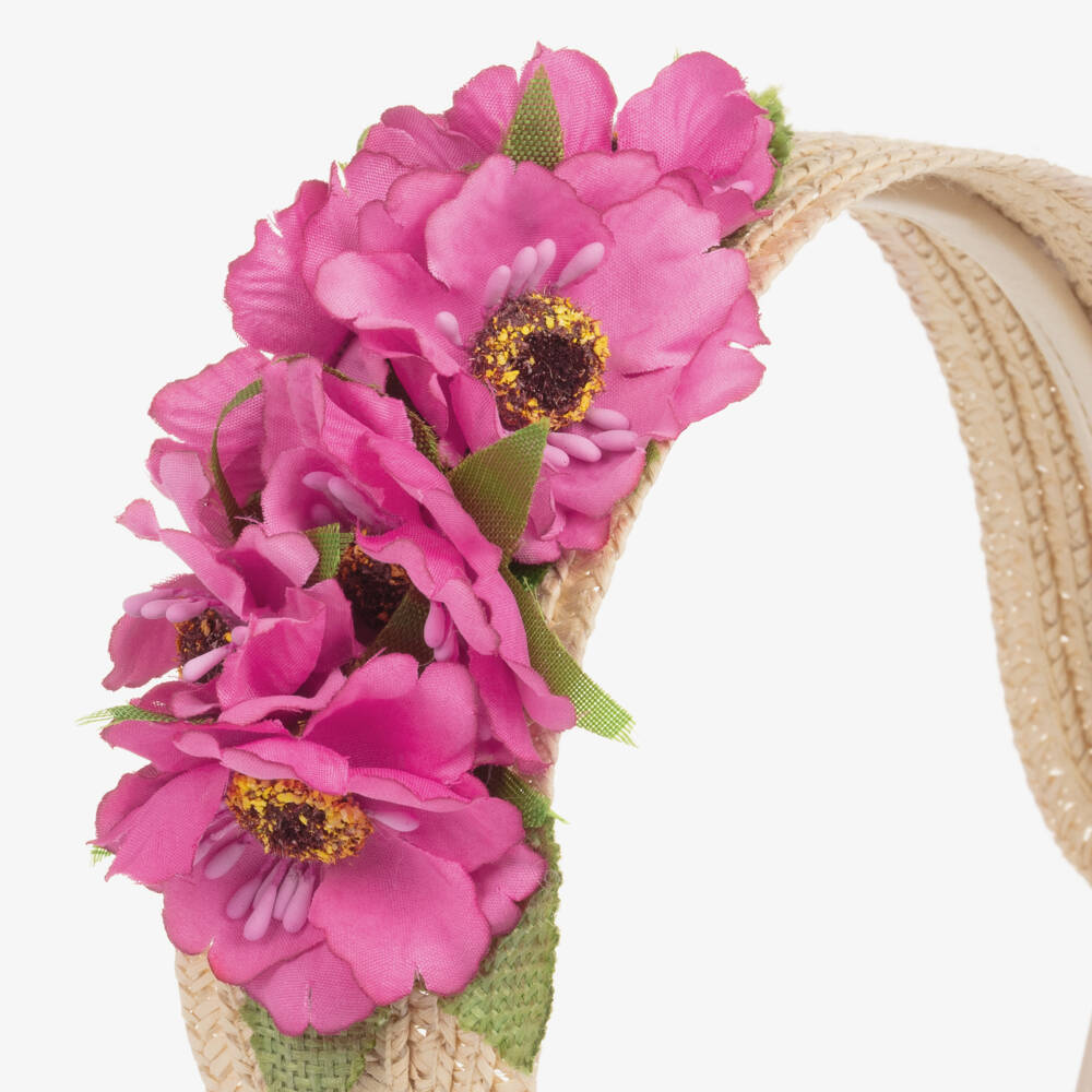 Mayoral-Girls Orchid Pink Flower Hairband | Childrensalon