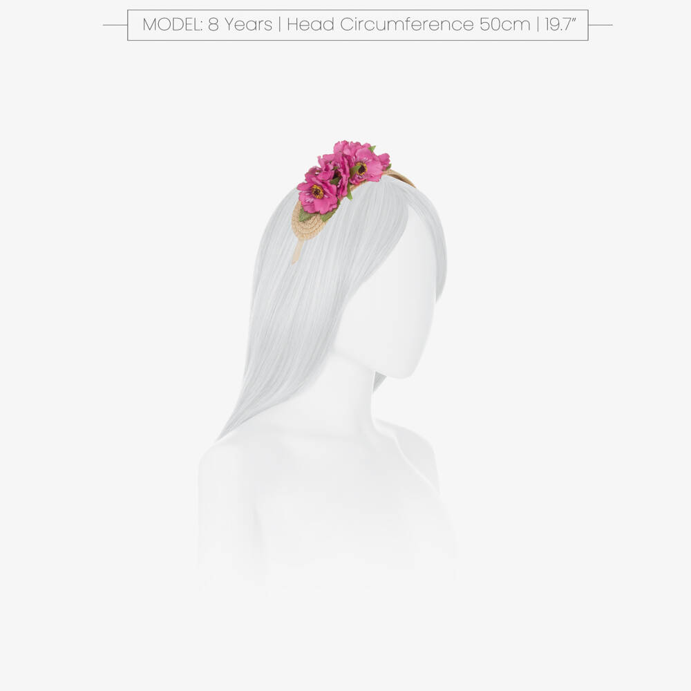 Mayoral-Girls Orchid Pink Flower Hairband | Childrensalon
