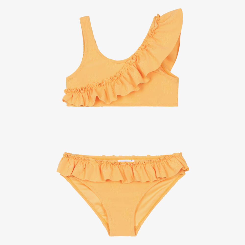 Mayoral-Girls Pale Orange Sunshine Bikini | Childrensalon