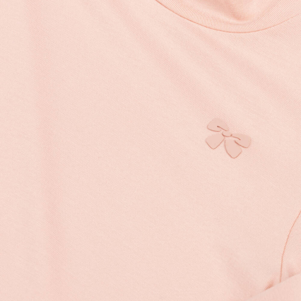 Mayoral-Водолазка розовая из трикотажа для девочек | Childrensalon