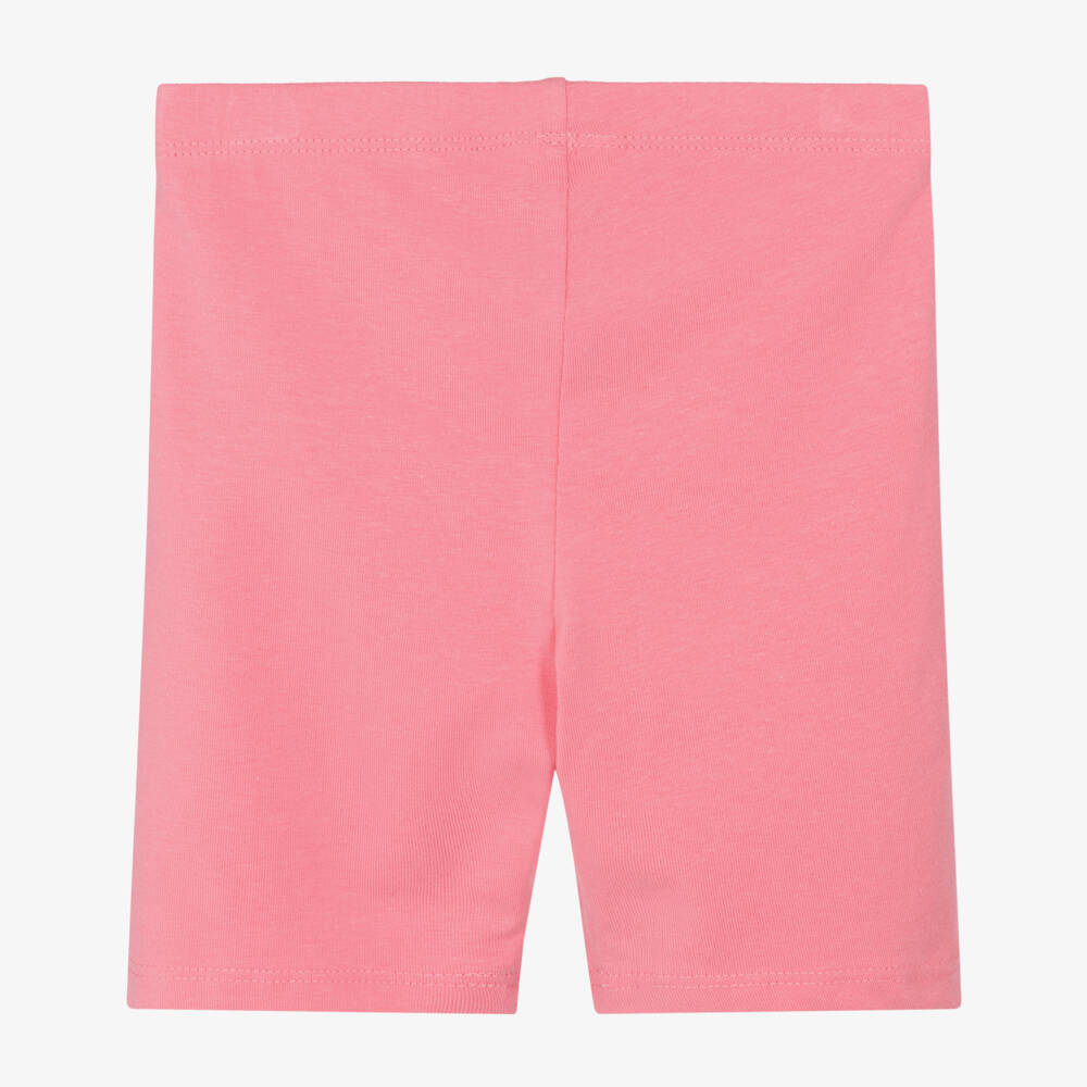 Mayoral-Girls Pink Cotton Jersey Cycle Shorts | Childrensalon