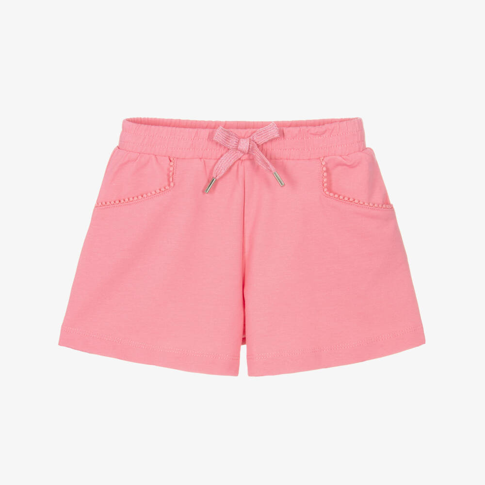 Mayoral-شورت قطن جيرسي لون زهري للبنات | Childrensalon