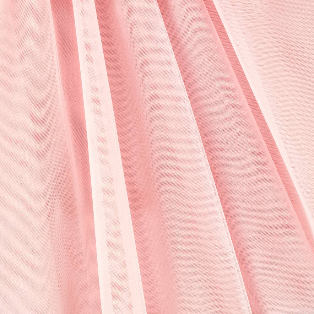 Mayoral-Girls Pink Tulle Dress & Cherry Bag | Childrensalon