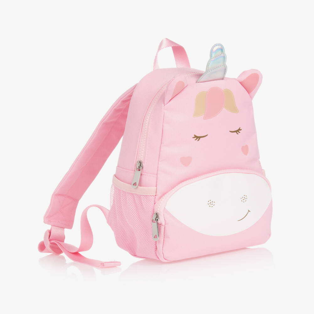 Mayoral-Girls Pink Unicorn Backpack (24cm) | Childrensalon
