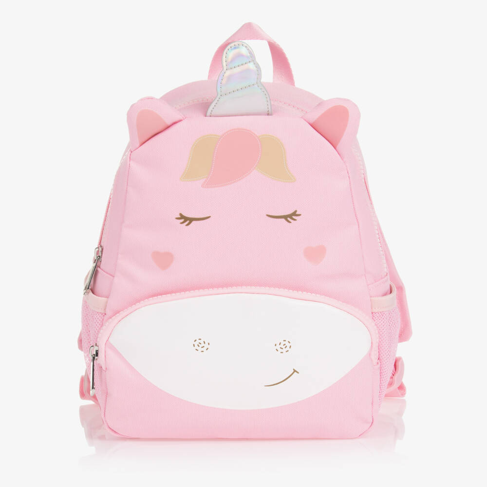 Mayoral-Girls Pink Unicorn Backpack (24cm) | Childrensalon