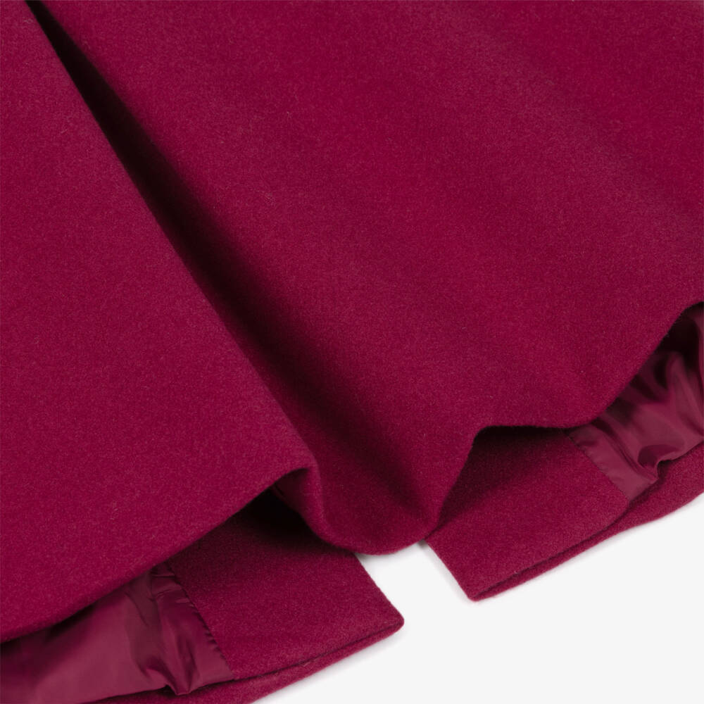 Mayoral-Girls Raspberry Red Traditional Coat | Childrensalon
