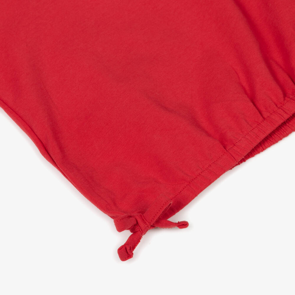 Mayoral-Girls Red Seashells Cotton Jersey Leggings Set | Childrensalon