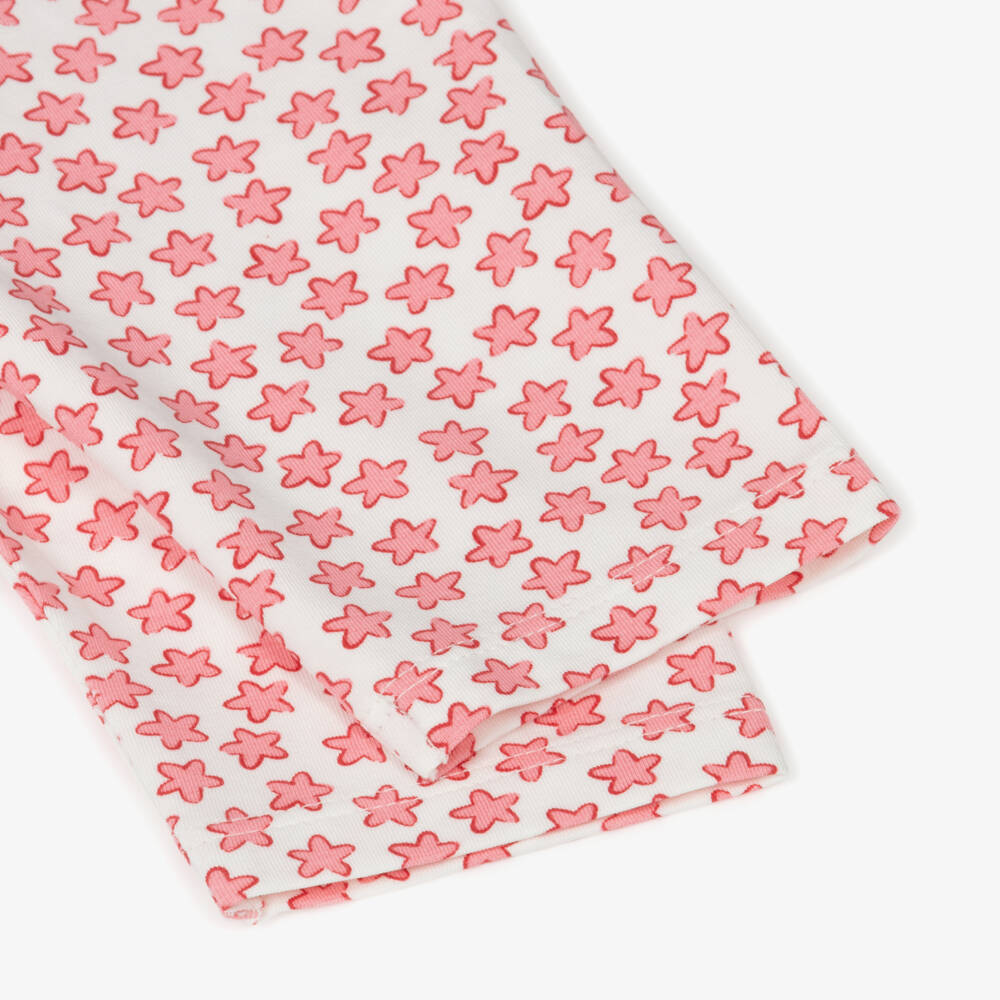 Mayoral-Girls Red Seashells Cotton Jersey Leggings Set | Childrensalon