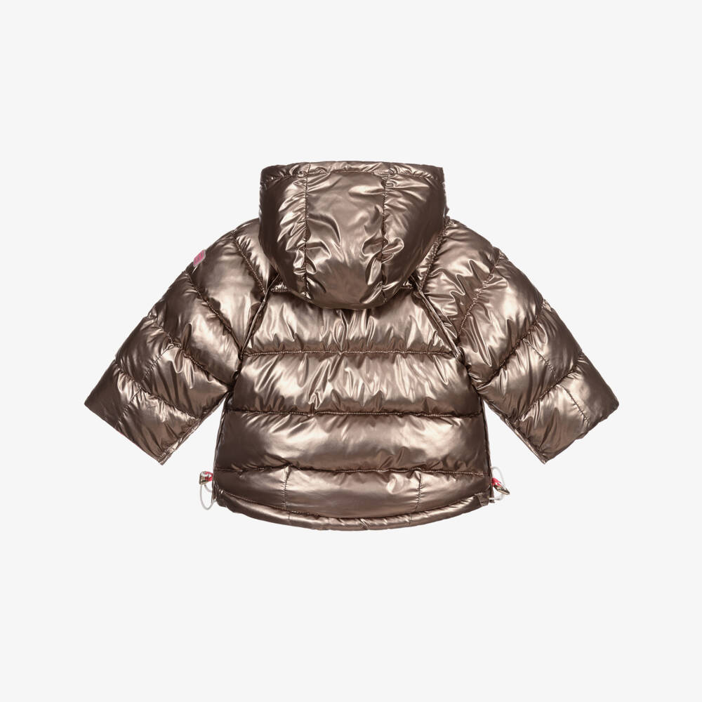 Mayoral- Girls Reversible Puffer Coat | Childrensalon