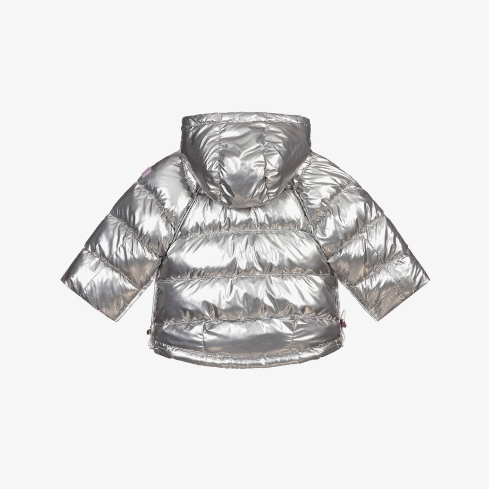 Mayoral-Girls Reversible Puffer Coat | Childrensalon